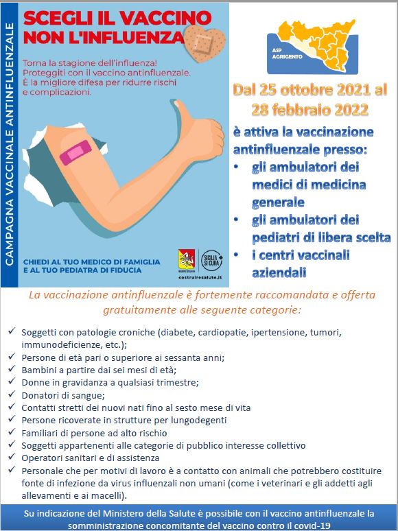 vaccino antinfluenzale 2021